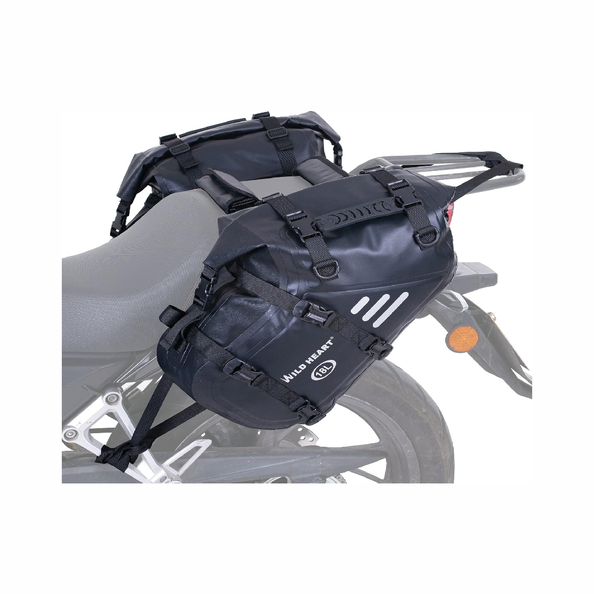 18L Waterproof Motorcycle Tail Bag (36Lfor 2 Packs)